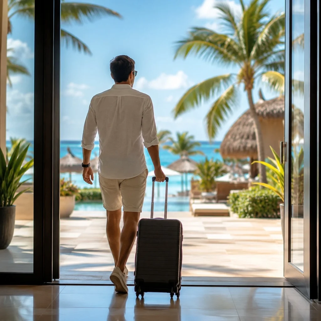 Homem viajando a passeio a lazer com R3 viagens R3 my travel